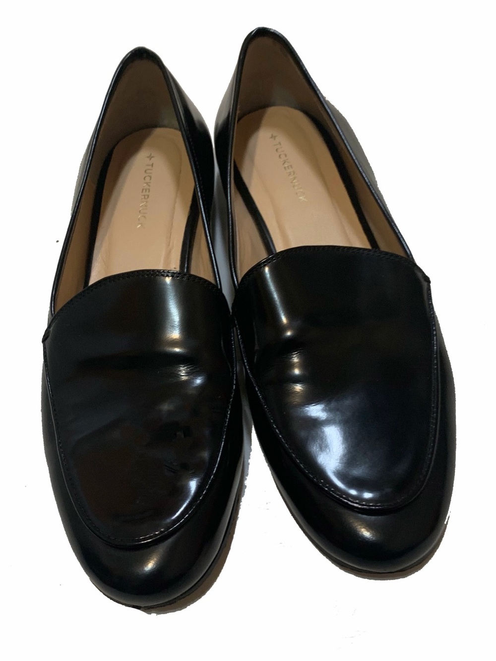 7 / tuckernuck Black Patent Leather Slip-On Loafers